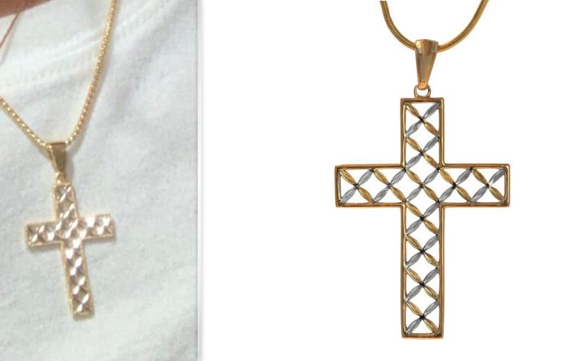 recreate lost cross pendant