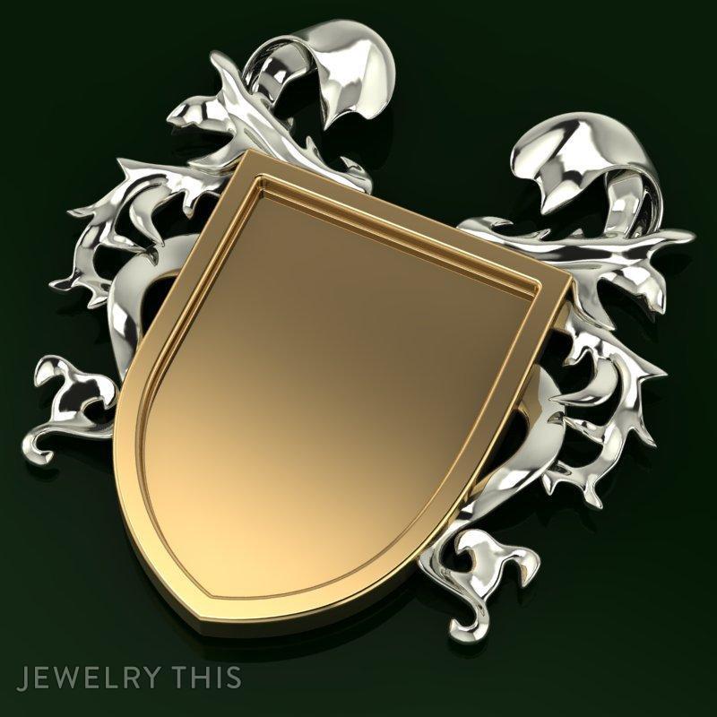 Custom Jewelry Design: Heraldry Shield Blank » Jewelrythis ~ Jewelry