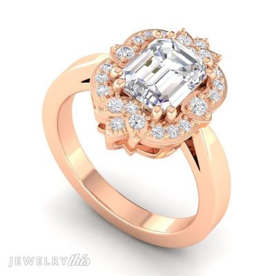 Example of an Asscher cut