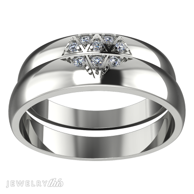 example of jewelry with a chevron design