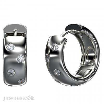 example of huggie earrings