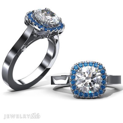 Example of an engagement ring.
