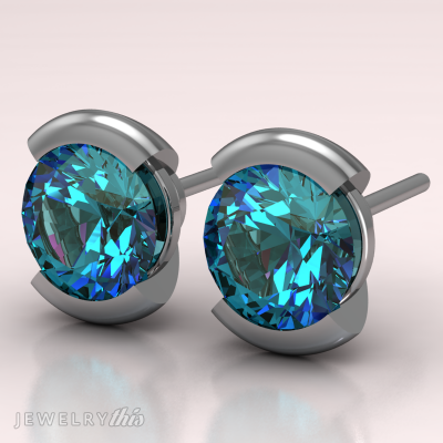 example of a pair of stud earrings