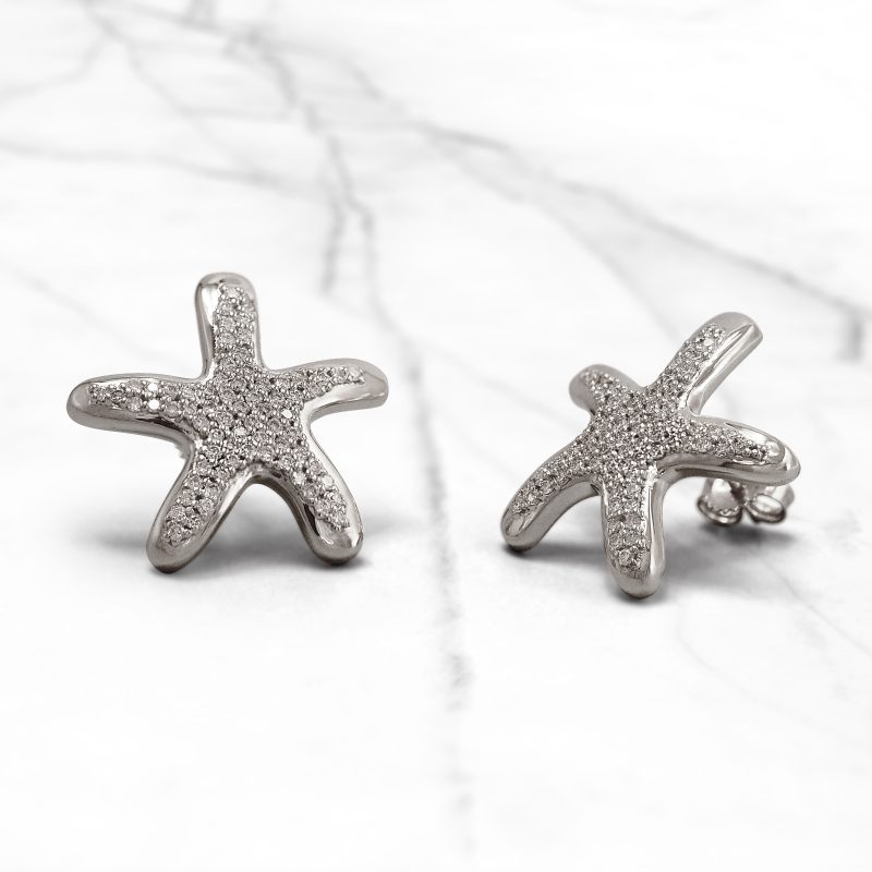 Diamond Star Earrings