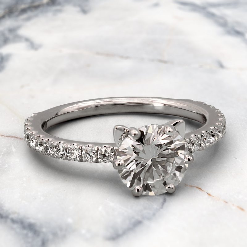 Custom Diamond Engagement Ring
