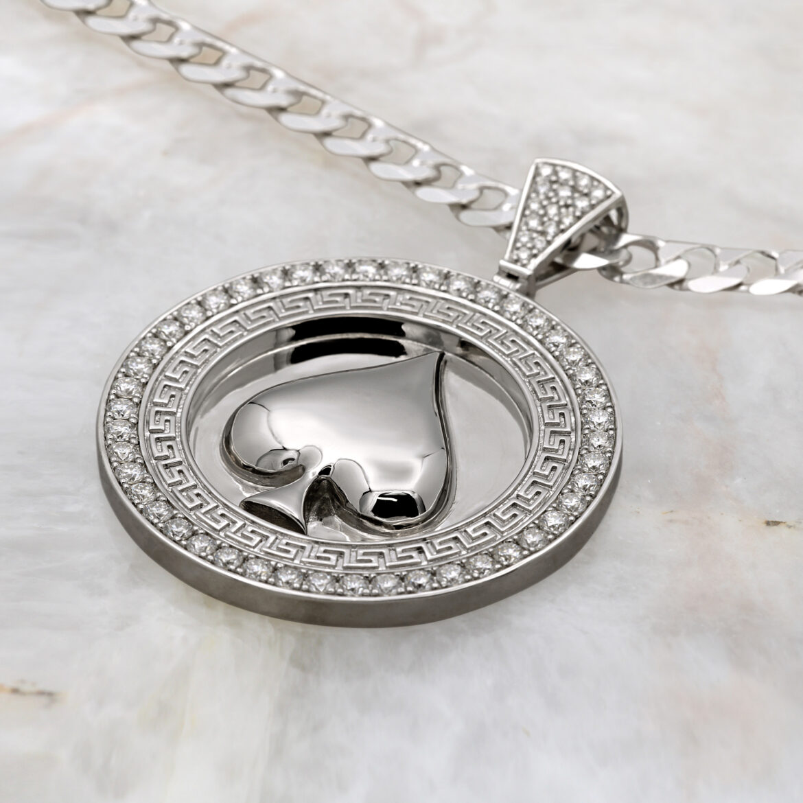 Spade Pendant » JewelryThis - Custom Jewelry