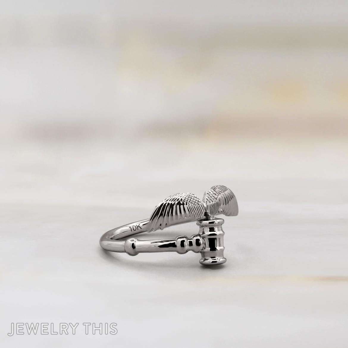 Wings Of Justice Ring » JewelryThis - Custom Jewelry