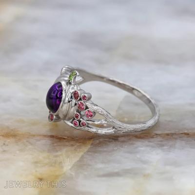 october tourmaline peridot amethyst