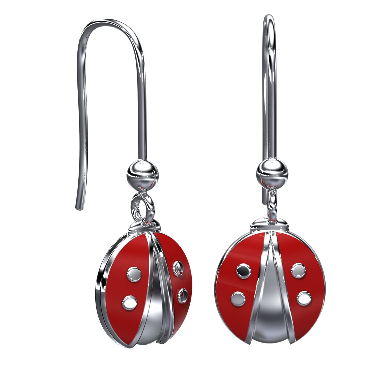 Lady Bug Earrings » Custom Jewelry by Jewelrythis